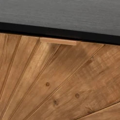 Richardson Two-Tone Wood 2 Drawer Storage Cabinet Natural Brown/Black - Baxton Studio -HOMCOM Shop GUEST 1c9bae9b abaa 4c9a a2bb a21d5173a7c1