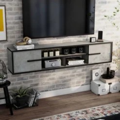 Felix Floating TV Console For TV's Up To 70" - MiBasics -HOMCOM Shop GUEST 1cc50492 3e7a 4516 bc41 5646ff70a184