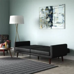 Fiore Modern Futon Faux Leather - Room & Joy -HOMCOM Shop GUEST 1d322493 bca8 4caa 8456 5d52ffcb6cd7