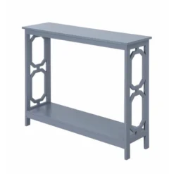 Omega Console Table With Shelf - Breighton Home -HOMCOM Shop GUEST 1dbc0ba4 8a9a 464c 93b3 f8640a8290e2