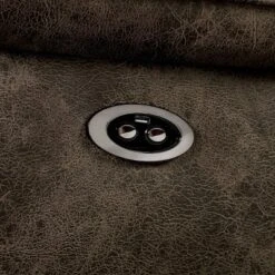 Nisbet Power Reclining Leather Sofa With USB Charger Mocha - HOMES: Inside + Out -HOMCOM Shop GUEST 1e0164ee 46e4 42fb 97eb 2bb46db4f4cc