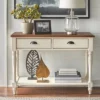 Liza Sofa Table White/Walnut - Buylateral -HOMCOM Shop GUEST 1e848458 ab72 420f adaf f74e5c68568c
