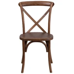 Merrick Lane Davisburg Stackable Wooden Cross Back Bistro Dining Chair -HOMCOM Shop GUEST 213859fe dc61 43a7 b28f 4867fd144461