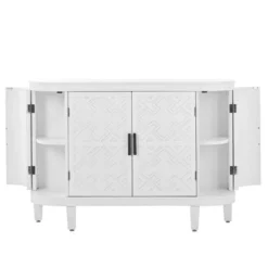 Accent Storage Cabinet Wooden Sideboard Cabinet With Antique Pattern Doors-ModernLuxe -HOMCOM Shop GUEST 227828dc f6a5 44e3 9e6e 8c6a32e36f8b