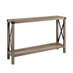 Sophie Rustic Industrial X Frame Entry Table - Saracina Home -HOMCOM Shop GUEST 2292a929 879a 40c9 b1e6 a320c41470f7