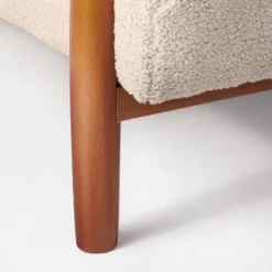 Elroy Faux Shearling Accent Chair With Wood Legs - Threshold™ Designed With Studio McGee 17 Elroy Faux Shearling Accent Chair With Wood Legs - Threshold™ Designed With Studio McGee -HOMCOM Shop GUEST 2298e66b b91d 474a 83d9 a63059b237bc