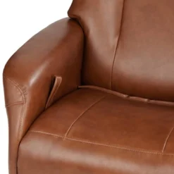 BenchMaster Brown Swivel Faux Leather Recliner Chair Modern Armchair Comfortable Manual Reclining Footrest Headrest For Bedroom 16 BenchMaster Brown Swivel Faux Leather Recliner Chair Modern Armchair Comfortable Manual Reclining Footrest Headrest For Bedroom -HOMCOM Shop GUEST 232194ec f90b 4f38 93e3 dc88897b64c7