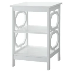 Omega End Table With Shelves - Breighton Home -HOMCOM Shop GUEST 232f37d1 a5b0 41e8 a283 3ab05d60a209