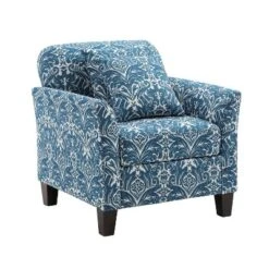 Hilda Mid Century Living Room And Bedroom Armchair With Pillows | ARTFUL LIVING DESIGN