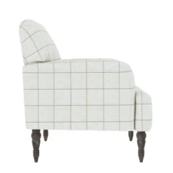 Everlee Armchair With Gray Wash Legs - Handy Living -HOMCOM Shop GUEST 25ebd597 db70 475e b050 f00bfc189be0