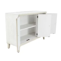 Modern Wood And Mirror Rectangular Cabinet White - Olivia & May -HOMCOM Shop GUEST 25ee3b39 d322 4346 a286 847c30d289ca