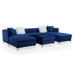 Elmhurst U Shaped Deep Button Tufted Sectional With Ottoman - HOMES: Inside + Out 17 Elmhurst U Shaped Deep Button Tufted Sectional With Ottoman - HOMES: Inside + Out -HOMCOM Shop GUEST 2670d096 cfbc 4d18 9998 65e3e1145ac9