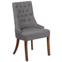 Merrick Lane Lillian Upholstered Tufted Side Accent Chair With Curved Rear Legs -HOMCOM Shop GUEST 270627e3 346b 426a 97eb 49662f856956