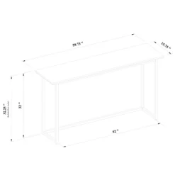 Hidden Hills Mixed Material Console Brown - Threshold™ Designed With Studio McGee -HOMCOM Shop GUEST 2719499f 79d5 46d7 85d0 2d484464afec