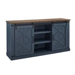 58" TV Stand For TVs Up To 65" Navy - Home Essentials -HOMCOM Shop GUEST 278ca68f 7233 49fe bec2 67ae6d1f099a