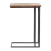 Rustic Metal Accent C-Table Brown - Olivia & May -HOMCOM Shop GUEST 286a270a 273e 42b3 83db 626bdf8a3104