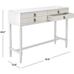 Aliyah 4 Drawer Console Table - Safavieh -HOMCOM Shop GUEST 290407a1 1c53 45aa aca9 792f2ee8b22b