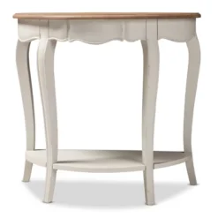 Cordelia Finished Console Table White - Baxton Studio -HOMCOM Shop GUEST 29137efe 5f8a 4736 bf3b e0ab68f9208a
