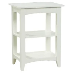 Shaker Cottage Wood 2 Shelf End Table - Alaterre Furniture -HOMCOM Shop GUEST 2bfa576c 8227 4cea a061 4f28c1988936
