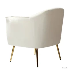 Velvet Barrel Chair With Goden Base Contemporary And Classic Velvet Accent Chair For Living Room | Karat Home -HOMCOM Shop GUEST 2d8a1bfb c28b 42a5 b4c3 3cc5eef7f1b8