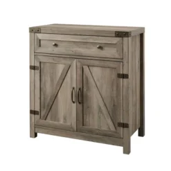 Clarabelle Rustic Farmhouse Barn Door Accent Cabinet - Saracina Home -HOMCOM Shop GUEST 2d8d5b55 e561 4227 a574 1572e2ec7530