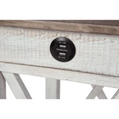 Adalane Side Table White/Gray - Signature Design By Ashley -HOMCOM Shop GUEST 2e8e0ac8 829a 4357 b3cf ecd8a201a7c3