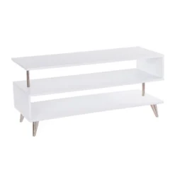 Sartan Low Profile TV Stand For TVs Up To 37" White - Aiden Lane 11 Sartan Low Profile TV Stand For TVs Up To 37" White - Aiden Lane -HOMCOM Shop GUEST 2ef4c5b3 ef88 4784 b054 6d0e058f1cf3