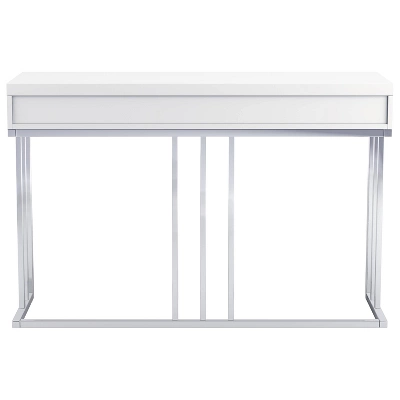 Dalya 2 Drawer Console Sofa Table White High Gloss/Chrome - Coaster 8 Dalya 2 Drawer Console Sofa Table White High Gloss/Chrome - Coaster - Image 6