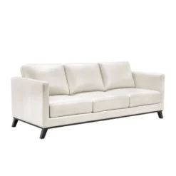 Woodstock Mid-Century Top Grain Leather Sofa - Abbyson Living -HOMCOM Shop GUEST 3008e459 31ad 44eb aeac 1251f931ac42