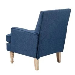 Asiab Wooden Upholstered Armchair | Karat Home -HOMCOM Shop GUEST 3081e3a9 fdb7 436a ae51 366d6172b244