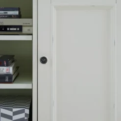 Dover TV Stand For TVs Up To 56" Off White - Home Styles