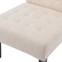 Set Of 2 Lewis Contemporary Fabric Tufted Slipper Chairs - Christopher Knight Home -HOMCOM Shop GUEST 30f8655e b5b6 4d26 bb92 0026078da474