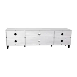 Flash Furniture Nelson 70" Mid Century Modern TV Stand For Up To 60" TV's With Adjustable Shelves And Dual Storage Compartments, Gray -HOMCOM Shop GUEST 312687e5 f171 436f af9a 9919862a2cd6