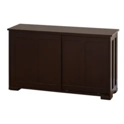 Pacific Stackable Cabinet With Sliding Doors - Buylateral -HOMCOM Shop GUEST 31739d5a c41c 4cec b028 a59a0f8e1c4f