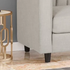 Humbolt Contemporary Channel Stitched Sofa Beige - Christopher Knight Home -HOMCOM Shop GUEST 319cad27 8372 4f2e aad5 5b51733ed29b