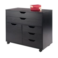Halifax 3 Section Mobile Storage Cabinet - Winsome -HOMCOM Shop GUEST 31a2a5aa a62a 44d3 890a 8ca11dda7762