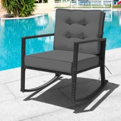 Tangkula Outdoor Wicker Rocking Chair Glider Rattan Rocker Recliner With Cushion 24 Tangkula Outdoor Wicker Rocking Chair Glider Rattan Rocker Recliner With Cushion -HOMCOM Shop GUEST 31ac8407 fbee 43e1 a9c9 71eef7bf0800