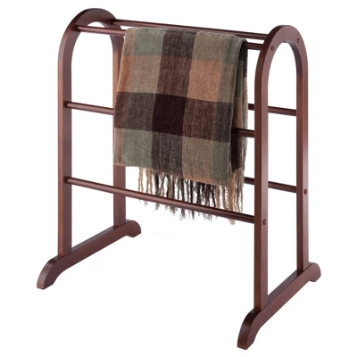 Eleanor Quilt Rack - Antique Walnut - Winsome 6 Eleanor Quilt Rack - Antique Walnut - Winsome - Image 4
