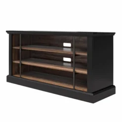 Hoffman Rustic TV Stand For TVs Up To 50" Black And Walnut - Room & Joy -HOMCOM Shop GUEST 34a0b8e7 adbb 41a1 8f07 54e752b27881