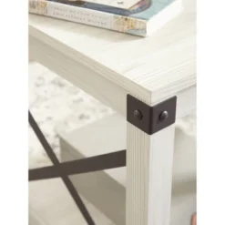 Bayflynn Square End Table White - Signature Design By Ashley -HOMCOM Shop GUEST 34e1b591 bd5f 4ccd b1cb 0d039503925a