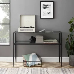 Ashton Console Table Matte Black - Crosley -HOMCOM Shop GUEST 352434c2 409c 4bbd 9f90 1490c6f4dd90