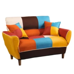Modern Colorful Sleeper Sofa, Convertible Sofa Bed-ModernLuxe -HOMCOM Shop GUEST 35b0d942 2a55 46f4 99da 3367be4627cb
