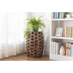 26" Hampton Side Table Weathered Walnut - Boraam 21 26" Hampton Side Table Weathered Walnut - Boraam -HOMCOM Shop GUEST 36f0b700 3a1c 4f45 a287 faf3eb2c08ab