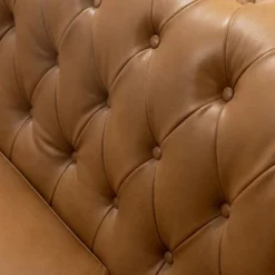 Pablo 81.5" Wide 81.5" Wide Chesterfield Tufted Genuine Wing Back Leather Sofa For Living Room-A+B | ARTFUL LIVING DESIGN -HOMCOM Shop GUEST 3701ff28 ef1a 4680 9334 12e44d6a5600