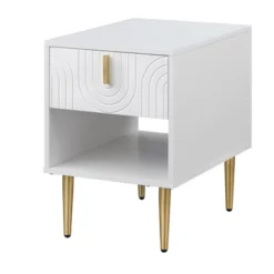 Tabaria Contemporary End Table With Drawer - Lifestorey -HOMCOM Shop GUEST 372990c2 3f5f 4428 806b 360be0fe8942