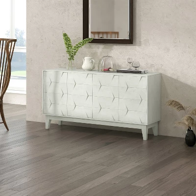 Kamis 60" Morden Storage Sideboard Cabinet With Solid Wood Legs| KARAT HOME 12 Kamis 60" Morden Storage Sideboard Cabinet With Solid Wood Legs| KARAT HOME - Image 10