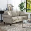 Evok Contemporary Chenille Upholstered Sofa - MiBasics -HOMCOM Shop GUEST 37fe0066 35c0 445f a5e4 69c21dab1d0b