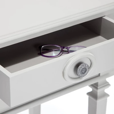 Irving Side Table With 2 Drawers Gray - Finch 4 Irving Side Table With 2 Drawers Gray - Finch - Image 2