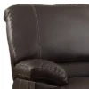 Leather Double Reclining Sofa With Drop Down Cup Holders Brown - Benzara -HOMCOM Shop GUEST 38e74611 aa20 400a ad3b aa5ead1450ce