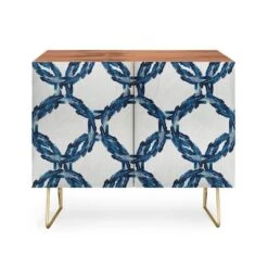 Morgan Kendall Feather Wreaths Walnut Credenza - Deny Designs -HOMCOM Shop GUEST 3ad2710c 09cc 4654 a487 690a8efbd0e1